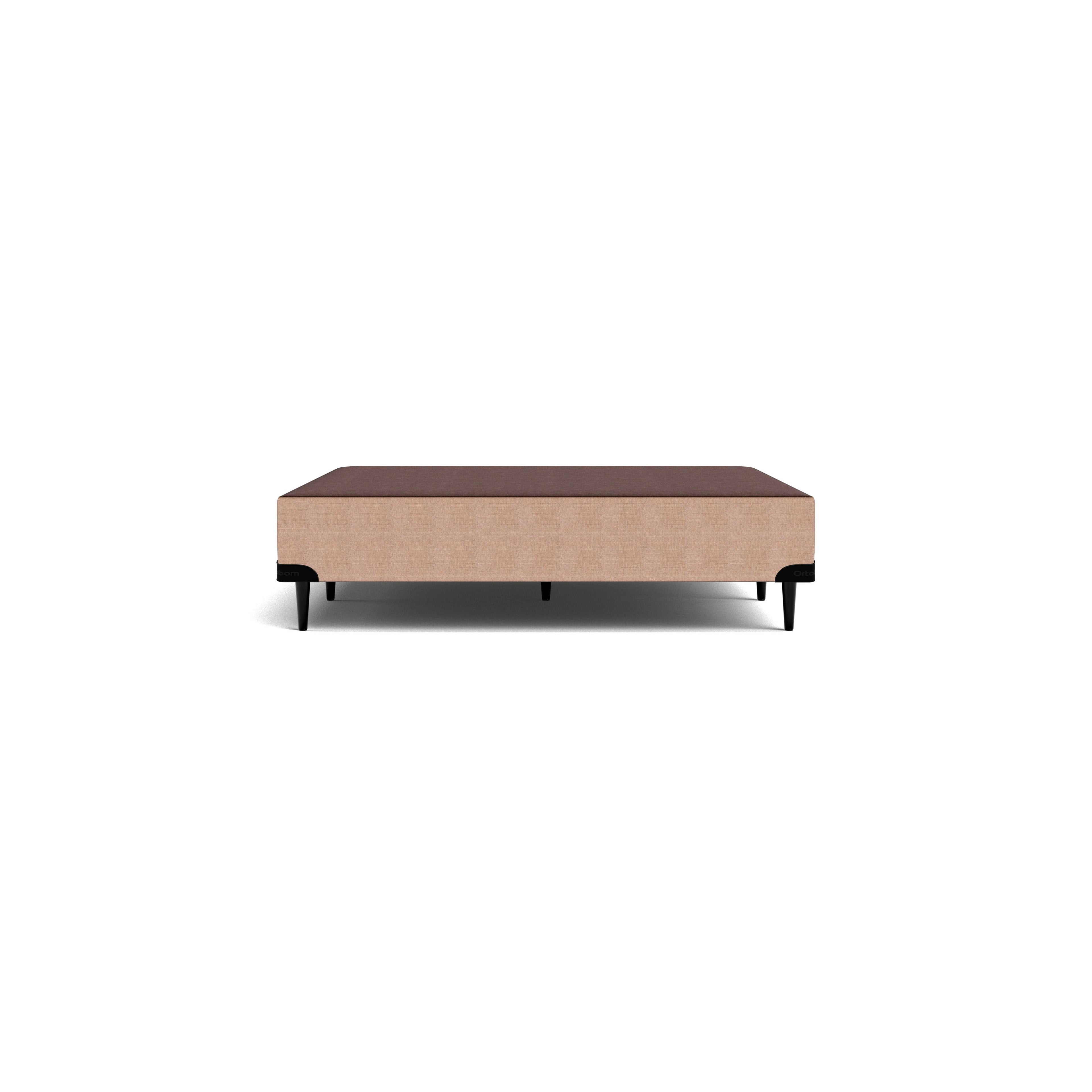 Base Sommier Linho Bege Casal (138x188x23) - Ortobom