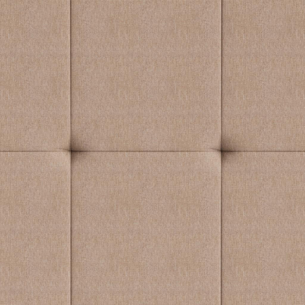 Cabeceira Piave Veluto Bege Queen (8x160x120) - Ortobom
