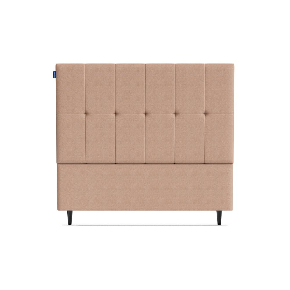 Cabeceira Piave Veluto Bege Casal (8x140x120) - Ortobom