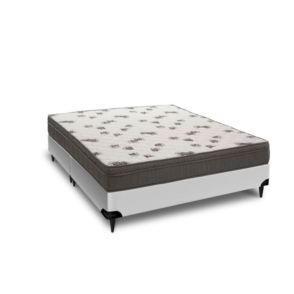 Cama  Box e Colchão Light D45 - Queen (158x198) - Ortobom