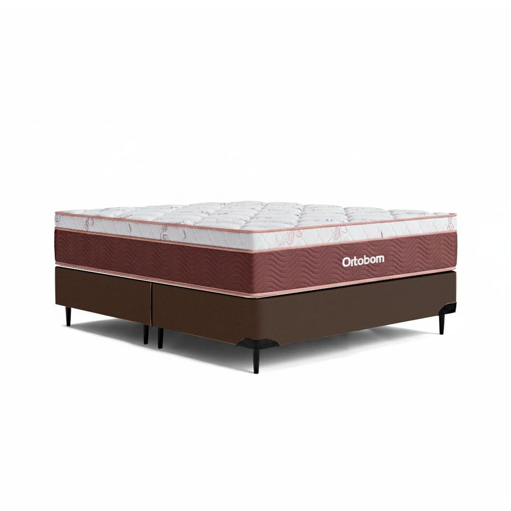 Cama Box Ortobom Sleep King Molas Ensacadas (158x198x68)