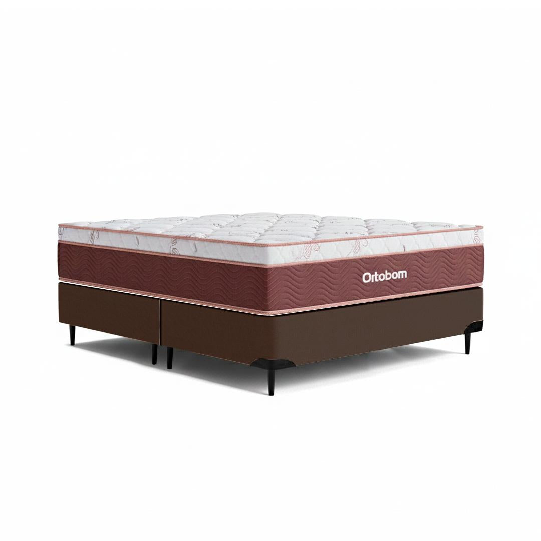 Cama Box Ortobom Sleep King Molas Ensacadas (158x198x68)
