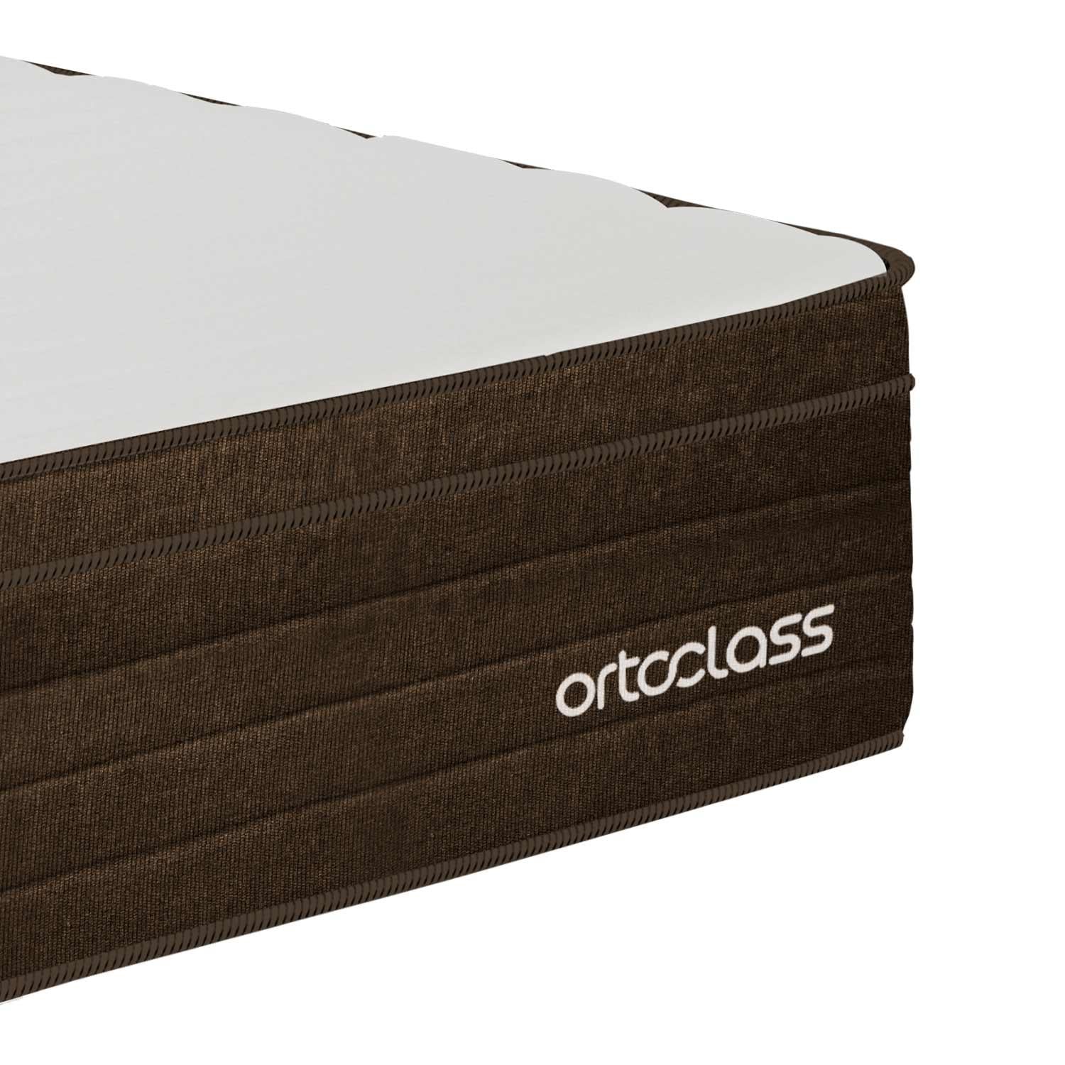 Cama Box e Colchão Poli Pillow D28- Casal(138x188)-Ortoclass