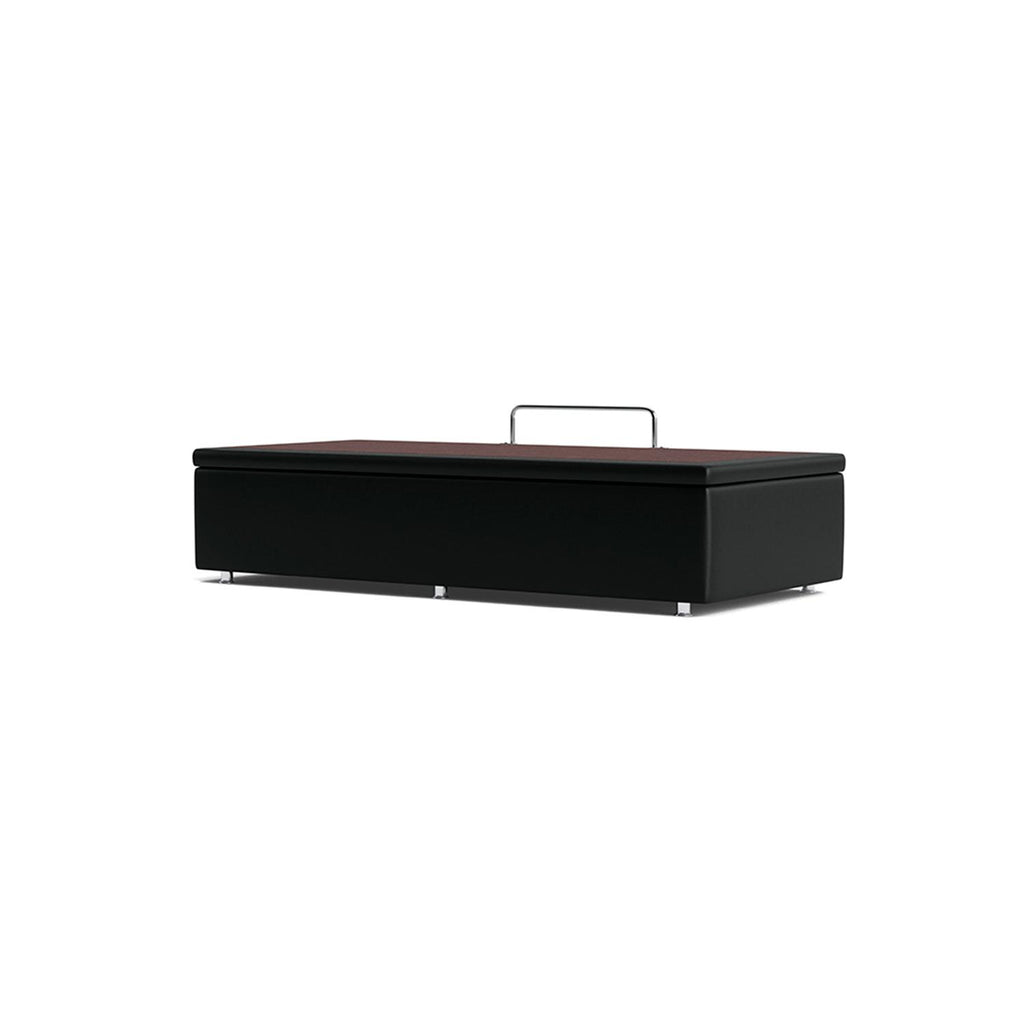 Base Baú Phy Preto Solteiro (88x188x39) - Ortobom