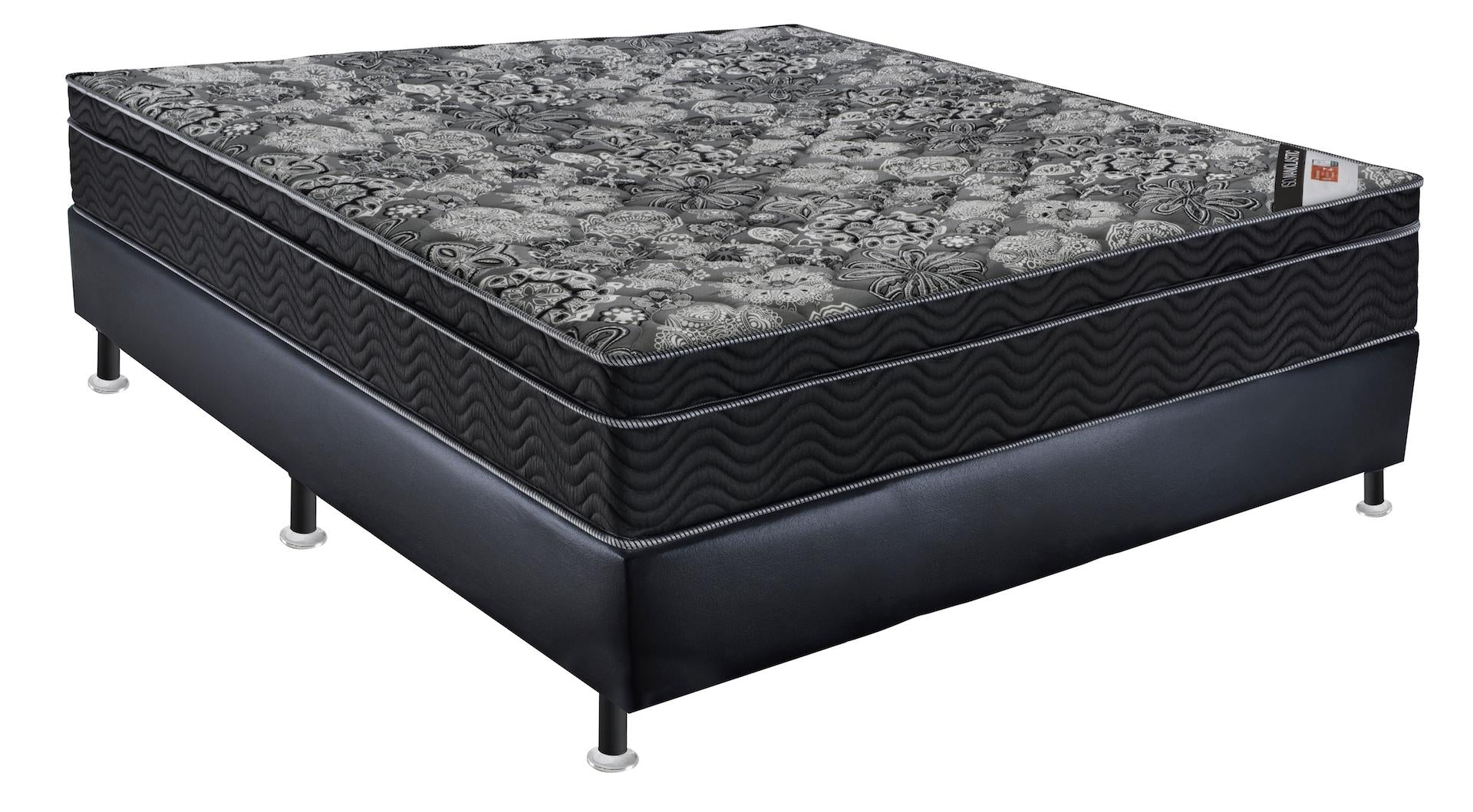 Cama Box Ortobom ISO Nanolastic Black Casal (138x188x61)