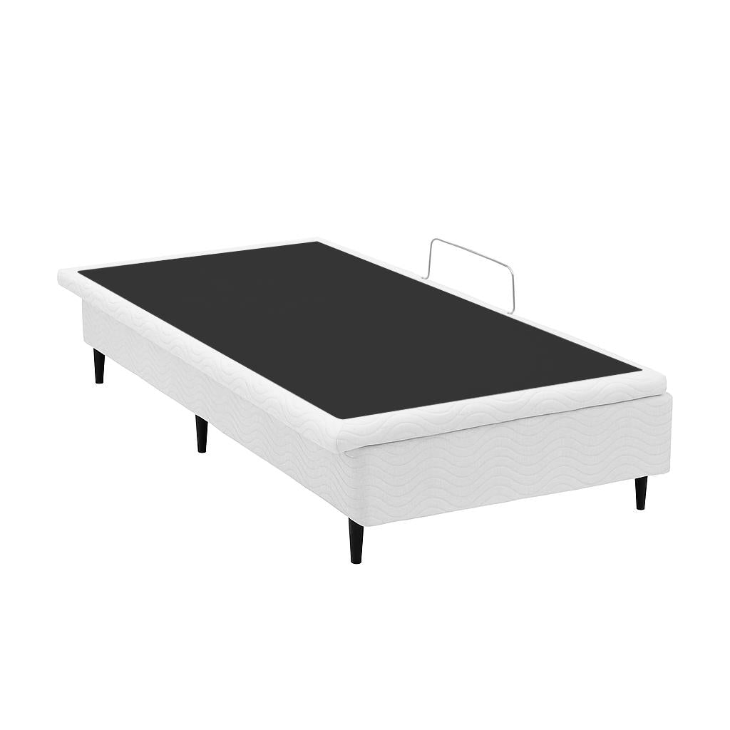 Base Baú Physical Branco Solteiro (88x188x25) - Ortobom