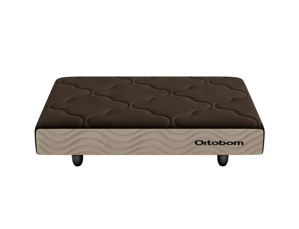 Mini Base Pet Camurça  Bege/Marrom (13X80X60)