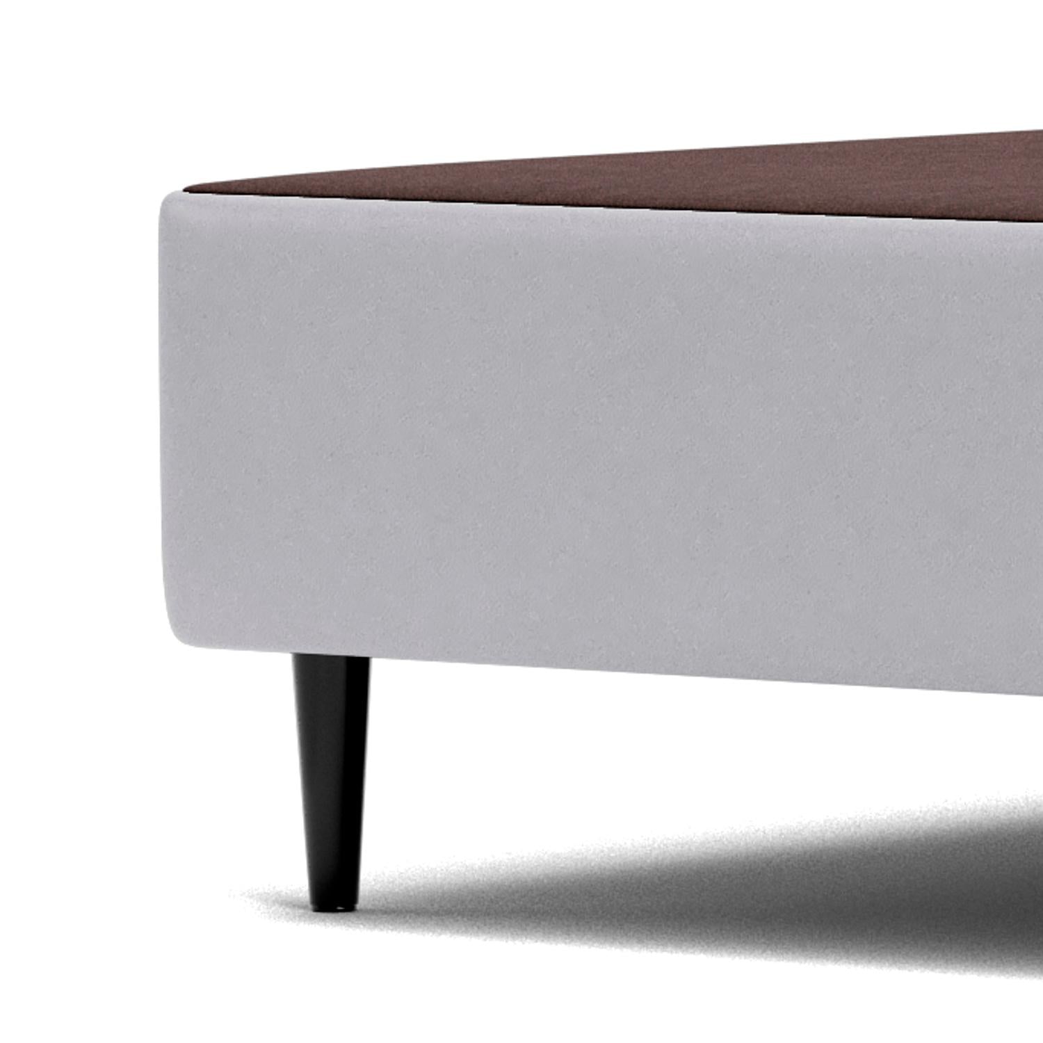 Cama Box e Colchão Poli D33 - Solteirão(108x198) - Ortoclass