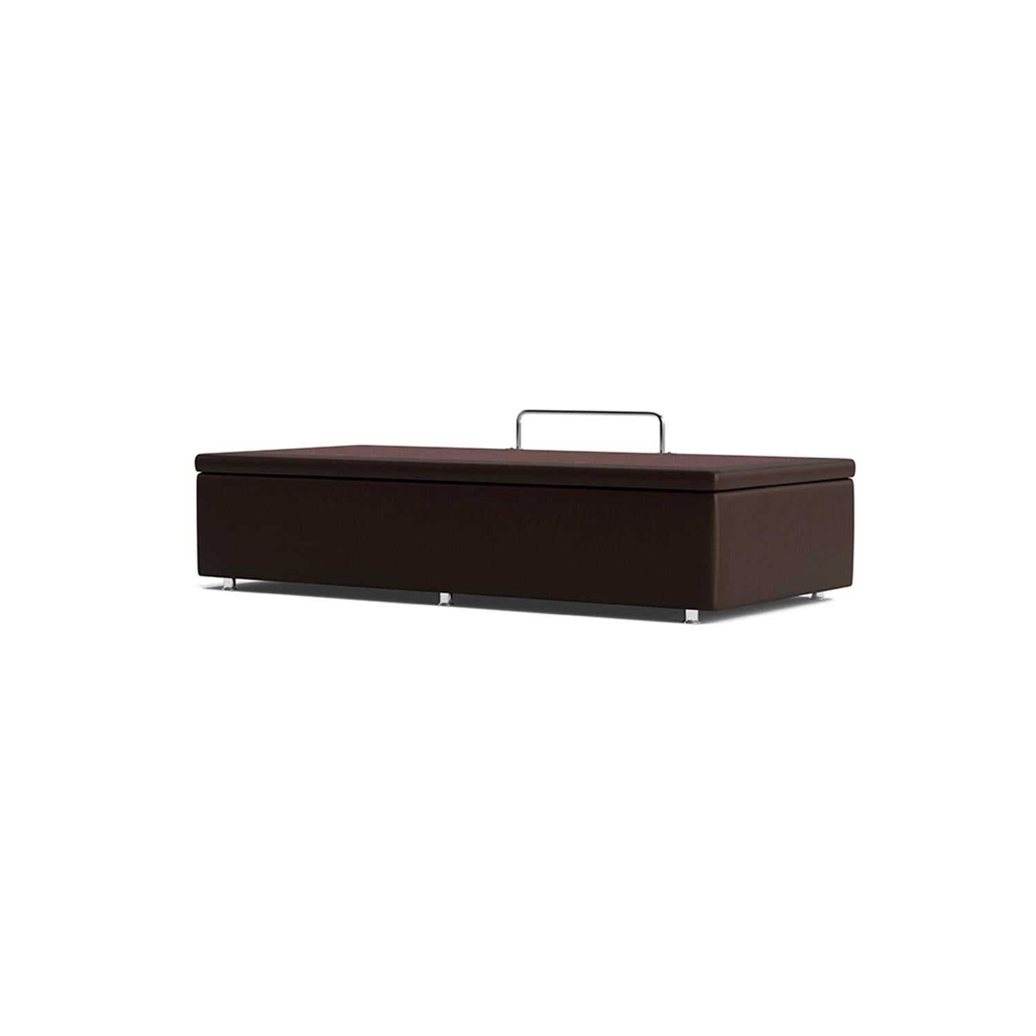 Base Baú Phy Marrom Solteiro (88x188x39) - Ortobom