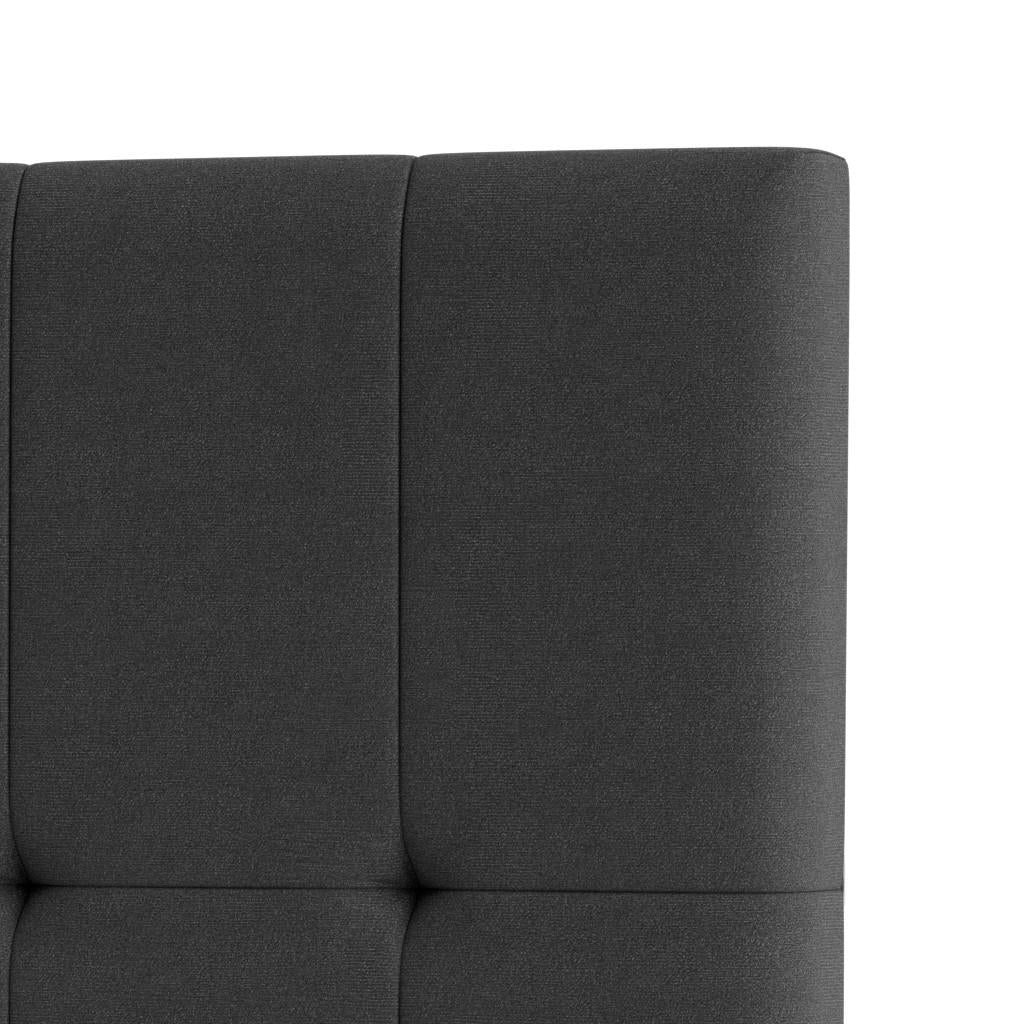 Cabeceira Piave Veluto Cinza Solteiro (8x90x120) - Ortobom
