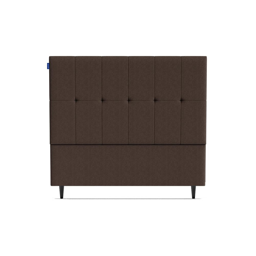 Cabeceira Piave Linho Marrom Casal (8x140x120) - Ortobom