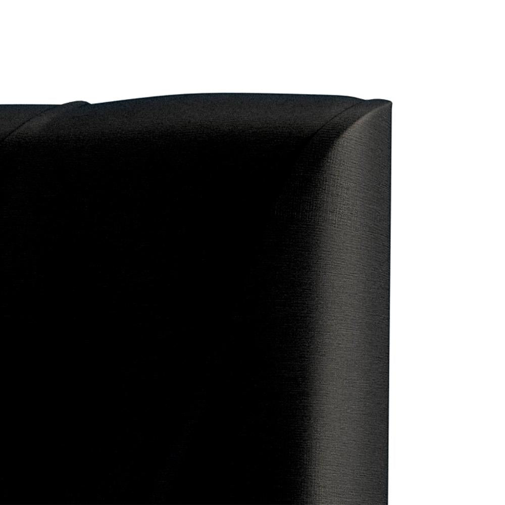 Cabeceira Murat Facto Preto Super King (8x195x120) - Ortobom