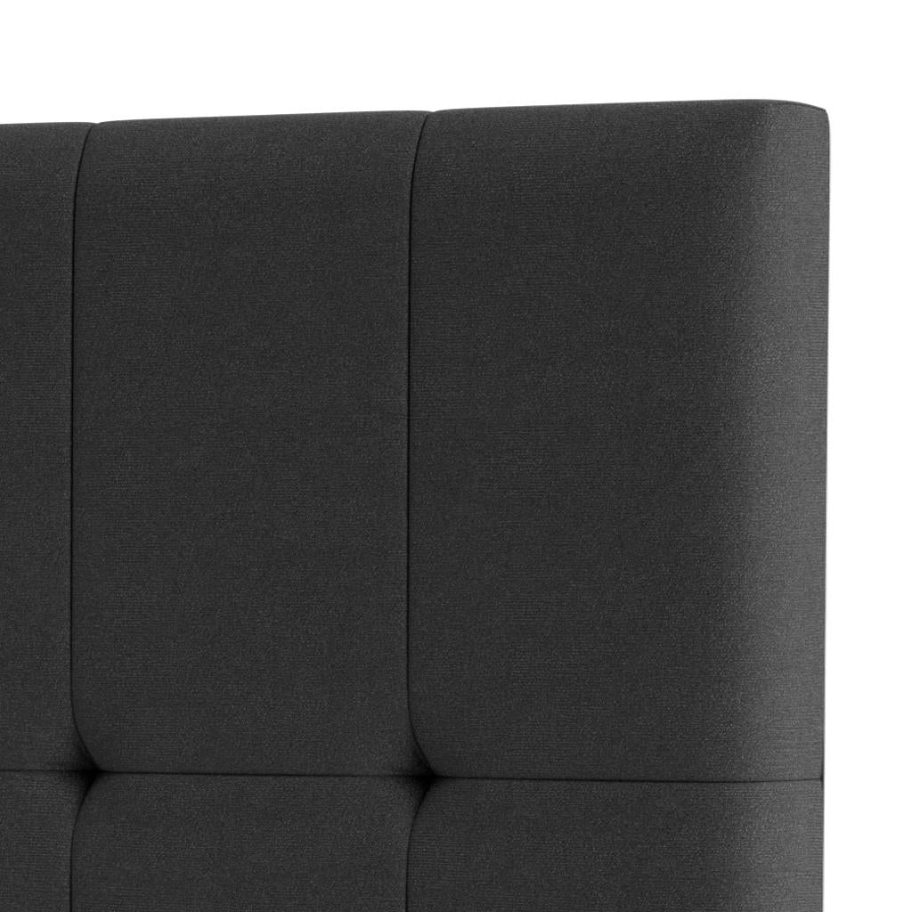 Cabeceira Piave Veluto Cinza Casal (8x140x120) - Ortobom