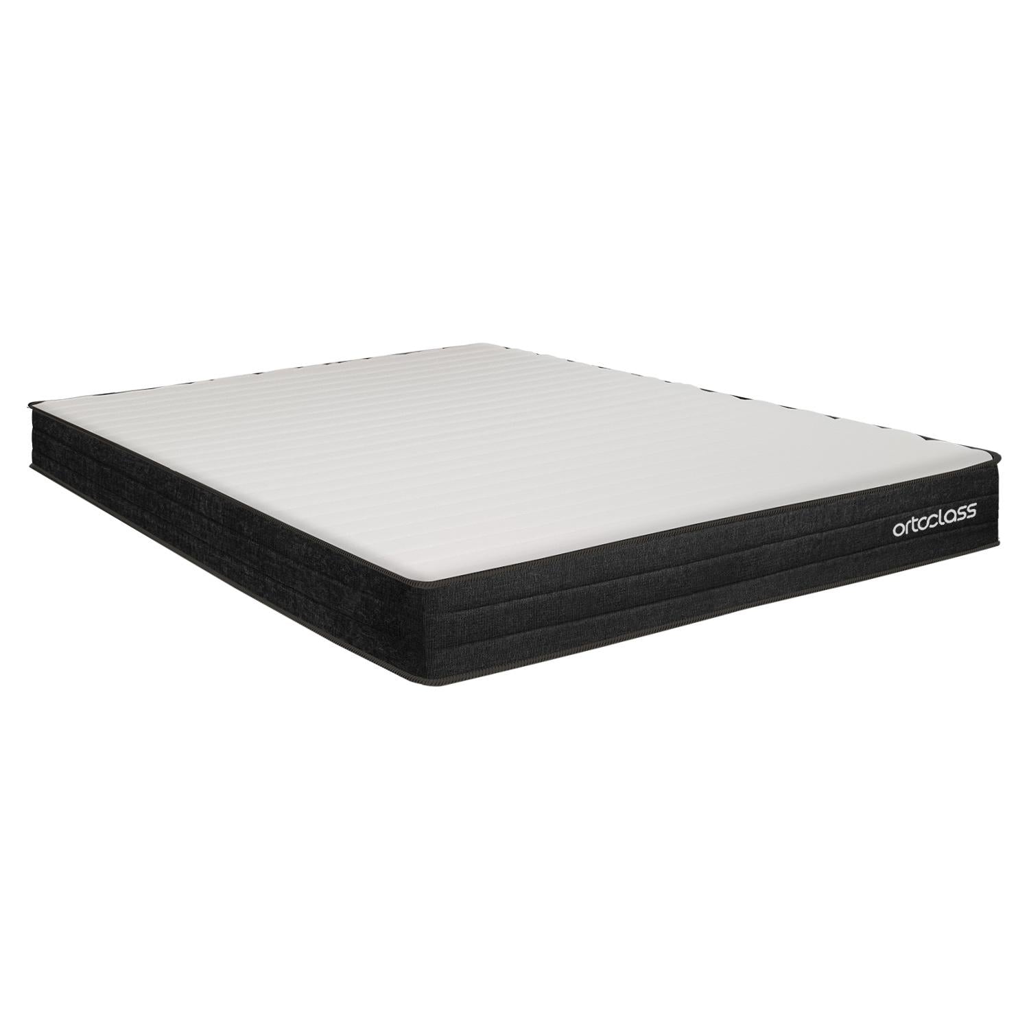 Cama Box e Colchão Poli D45 - Casal (138x188)- Ortoclass