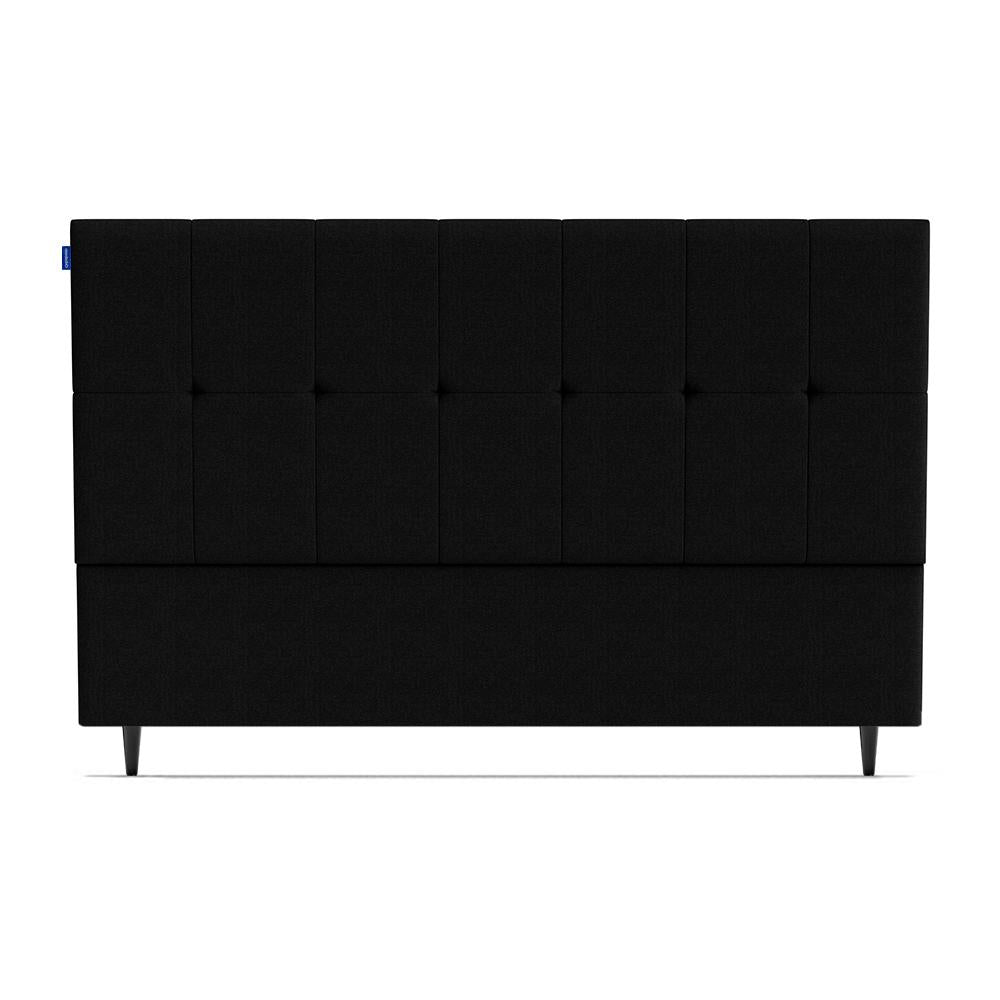 Cabeceira Piave Linho Preto Queen (8x160x120) - Ortobom