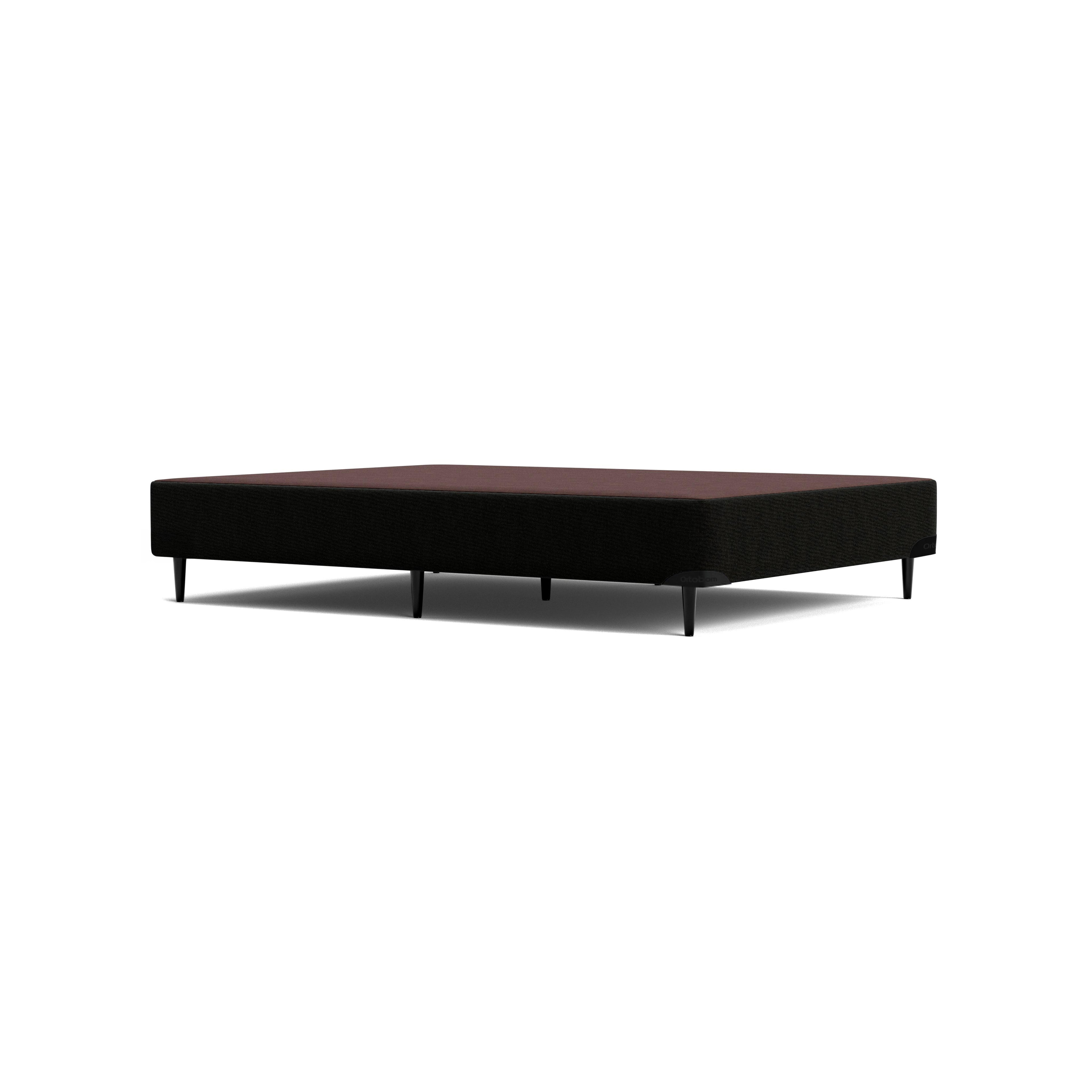 Base Sommier Linho Preto Casal (138x188x23) - Ortobom