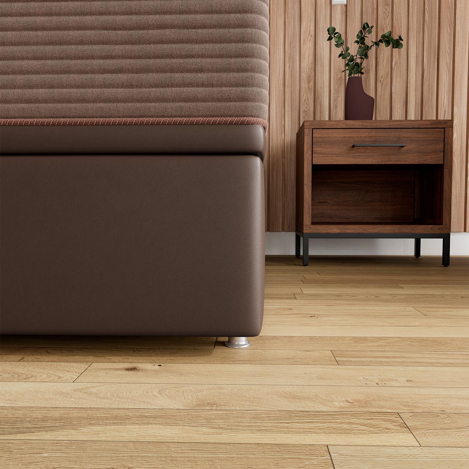 Base Baú Marrom Super King (193x203x39) - Ortobom