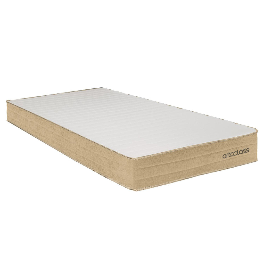 Cama Box e Colchão Poli D33 - Solteirão(108x198) - Ortoclass