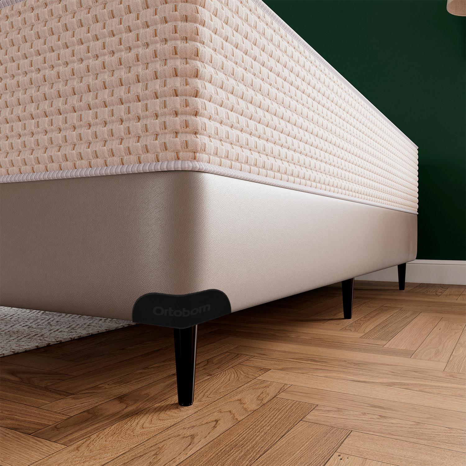 Base Sommier Bege Solteiro (78x188x23) - Ortobom