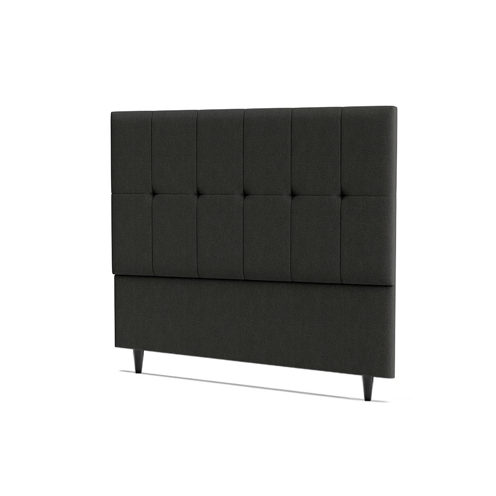 Cabeceira Piave Linho Cinza Casal (8x140x120) - Ortobom