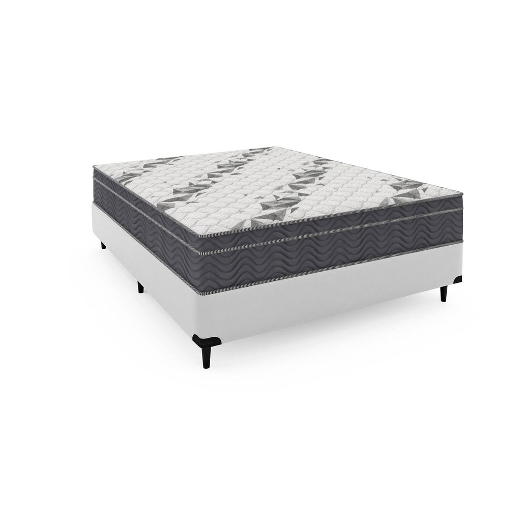 Cama Box e Colchão Airtech 100 D33 Viúva (128x188)-Ortobom