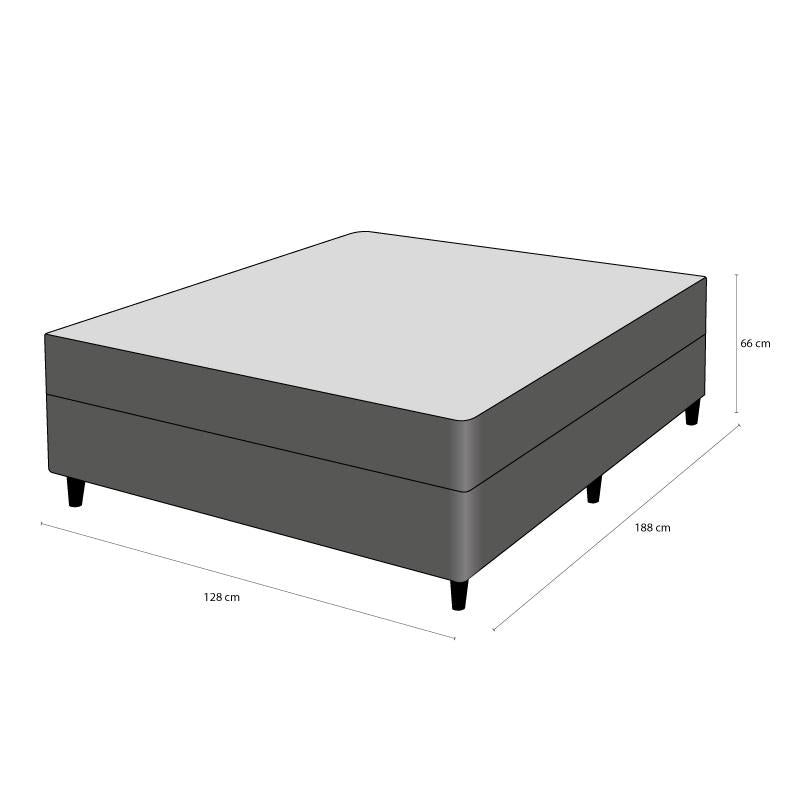 Cama Box  Airtech Molas Ensacadas Viúva (128x188)- Ortobom