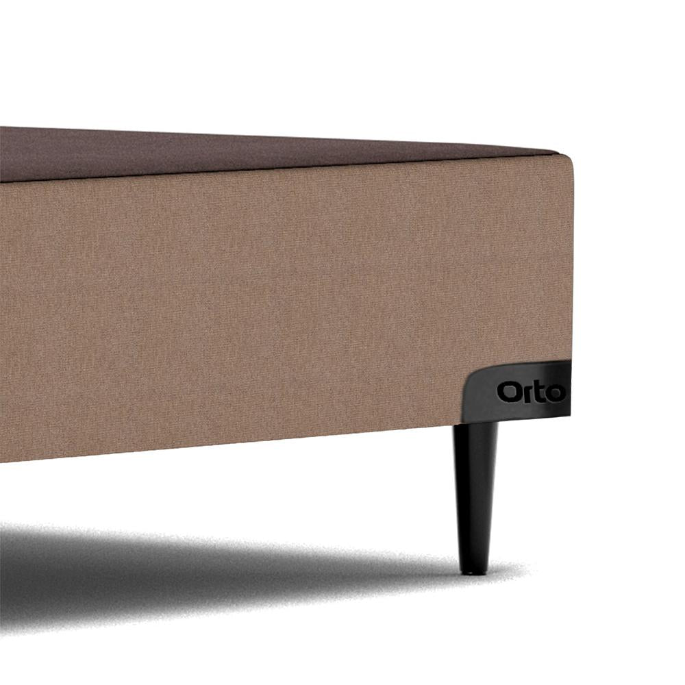 Base Sommier Linho Bege Super King (193x203x23) - Ortobom