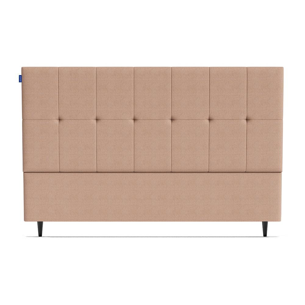 Cabeceira Piave Veluto Bege Queen (8x160x120) - Ortobom