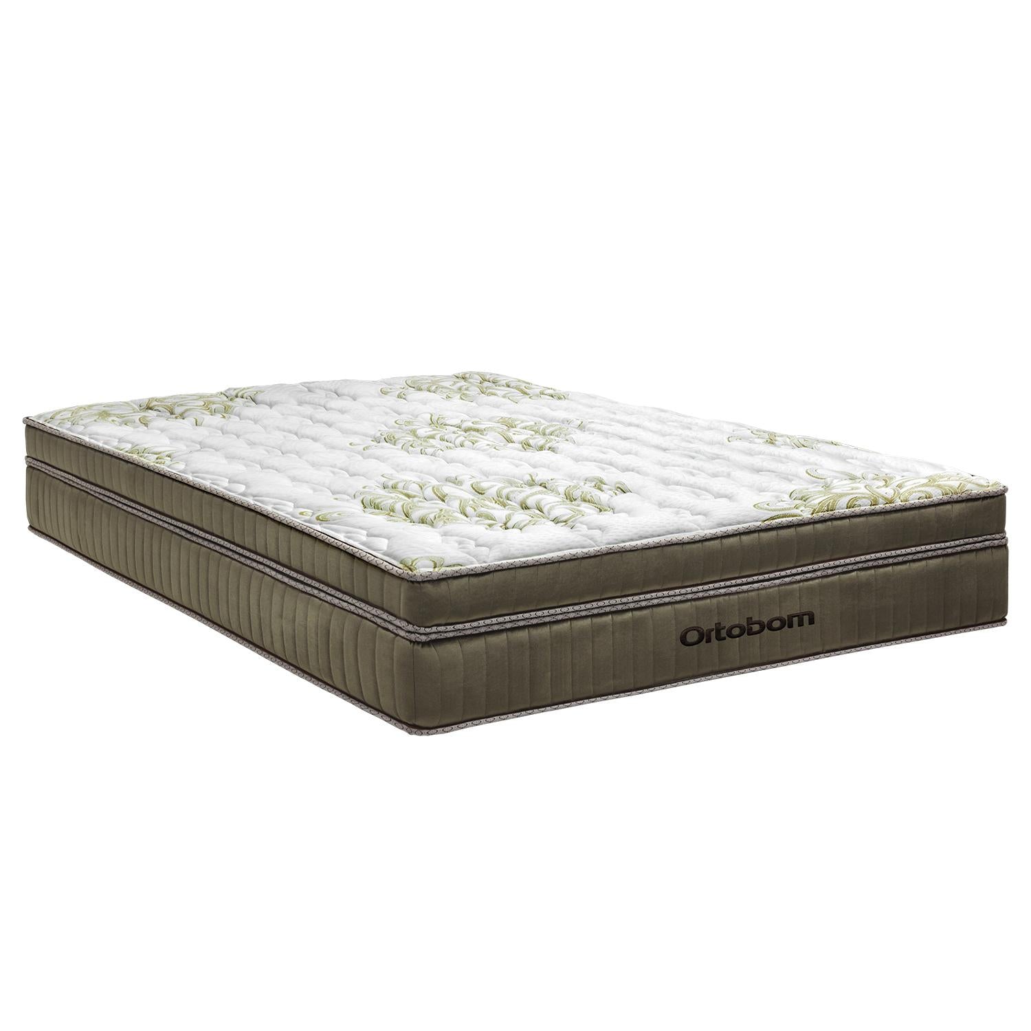 Cama Box Ortobom GoldUltra Molas Ensacadas Queen(158x198x68)