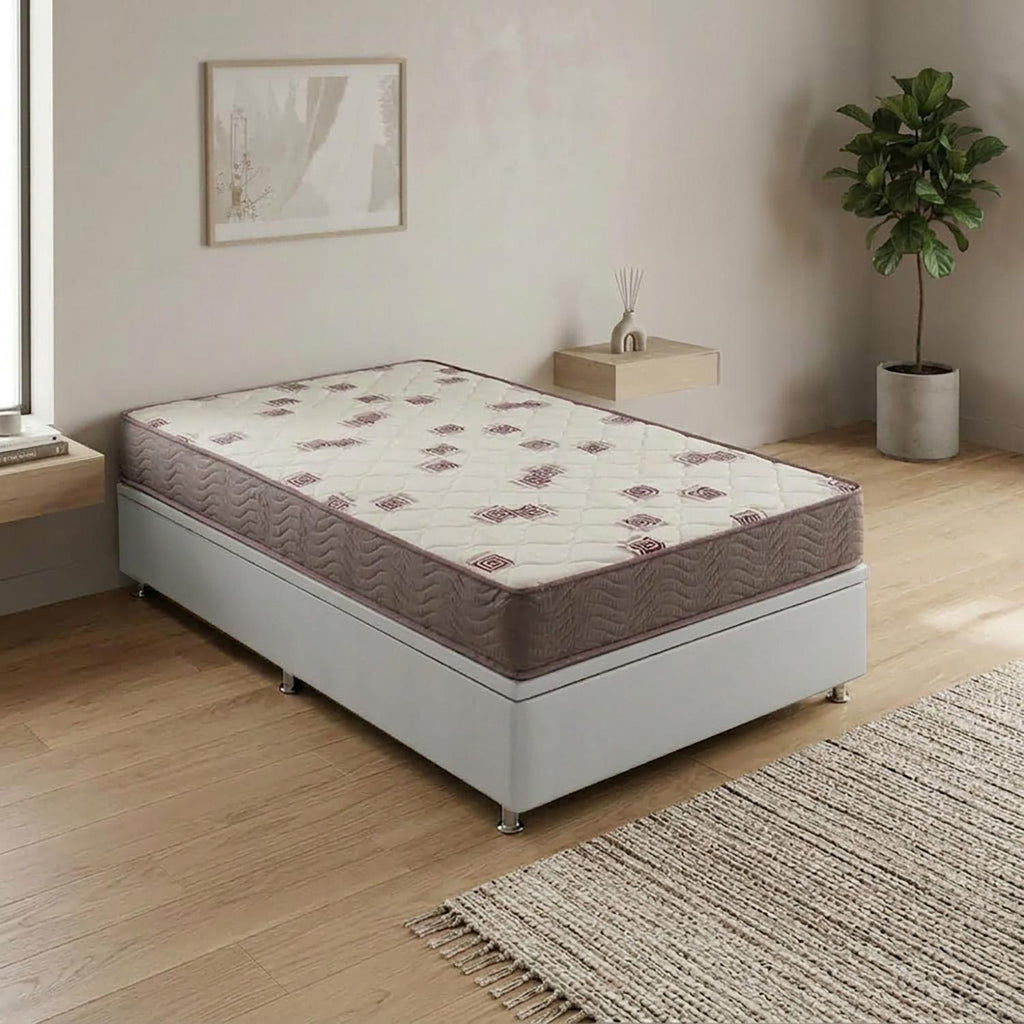 Cama Baú e Light D28 Solteiro Ortobom