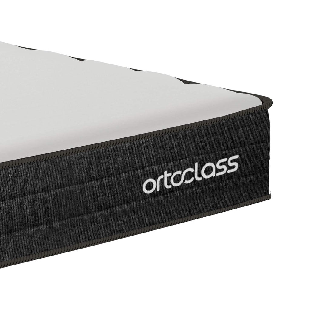 Cama Box e Colchão Poli D45 - Queen (158x198)- Ortoclass