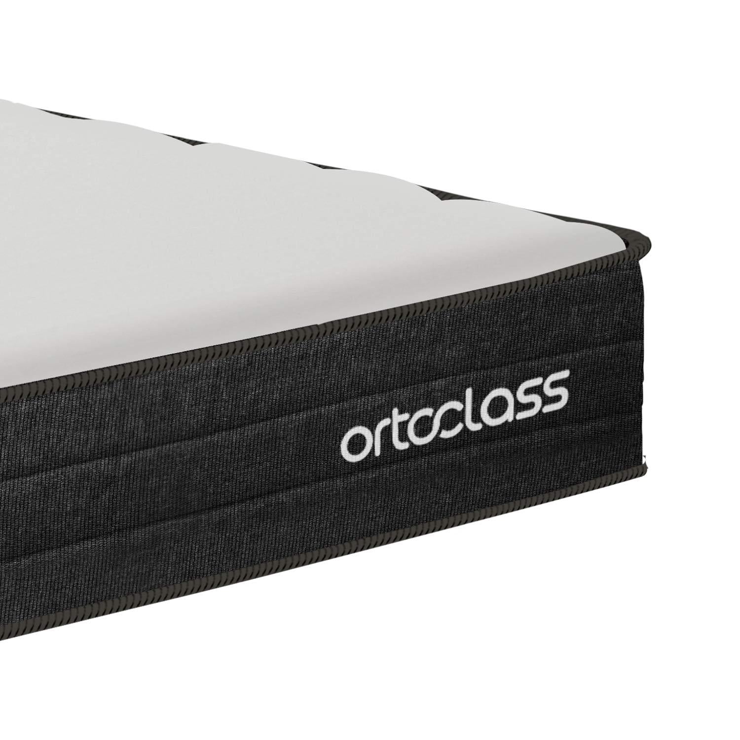 Cama Box e Colchão Poli D45 - Queen (158x198)- Ortoclass