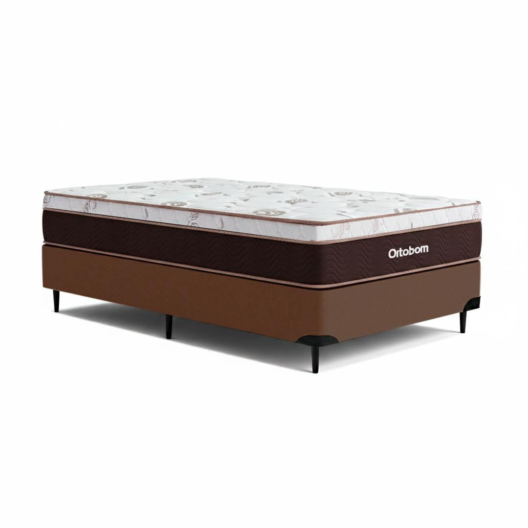 Cama Box Ortobom Sleep King Molas Ensacadas (88x188x68)