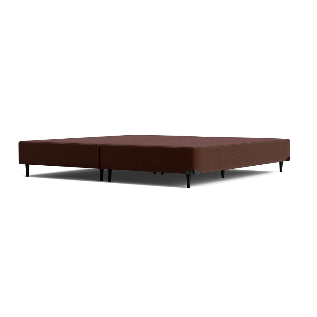Base Sommier Camurça Marrom Queen (158x198x23) - Ortobom