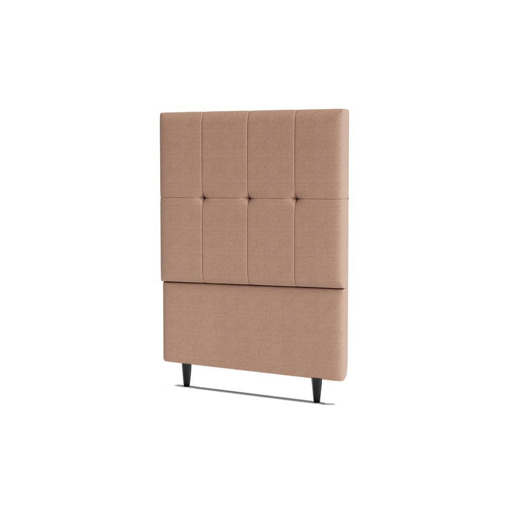 Cabeceira Piave Veluto Bege Solteiro (8x90x120) - Ortobom