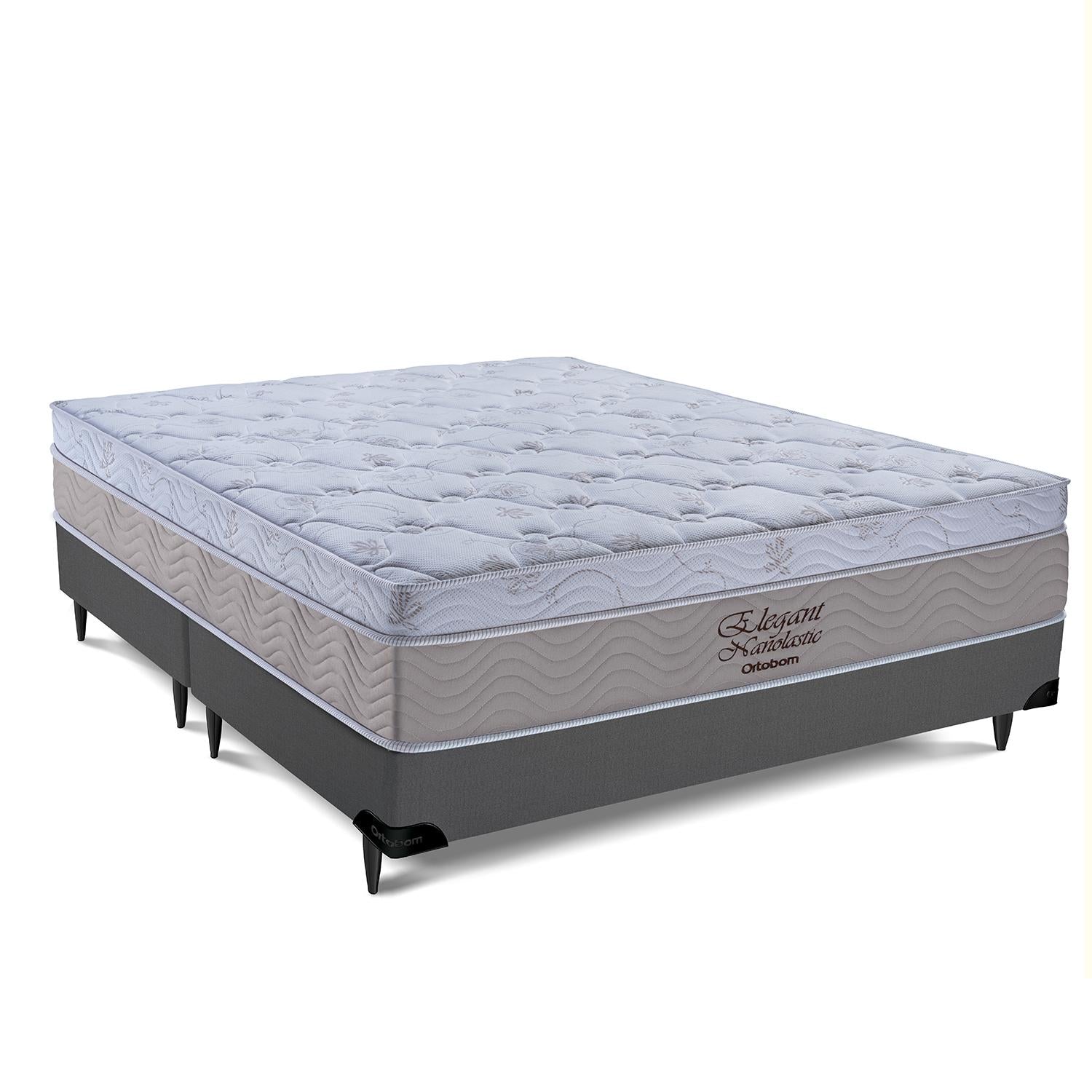 Cama Box  Colchão Elegant Nano Super King (193x203)-Ortobom
