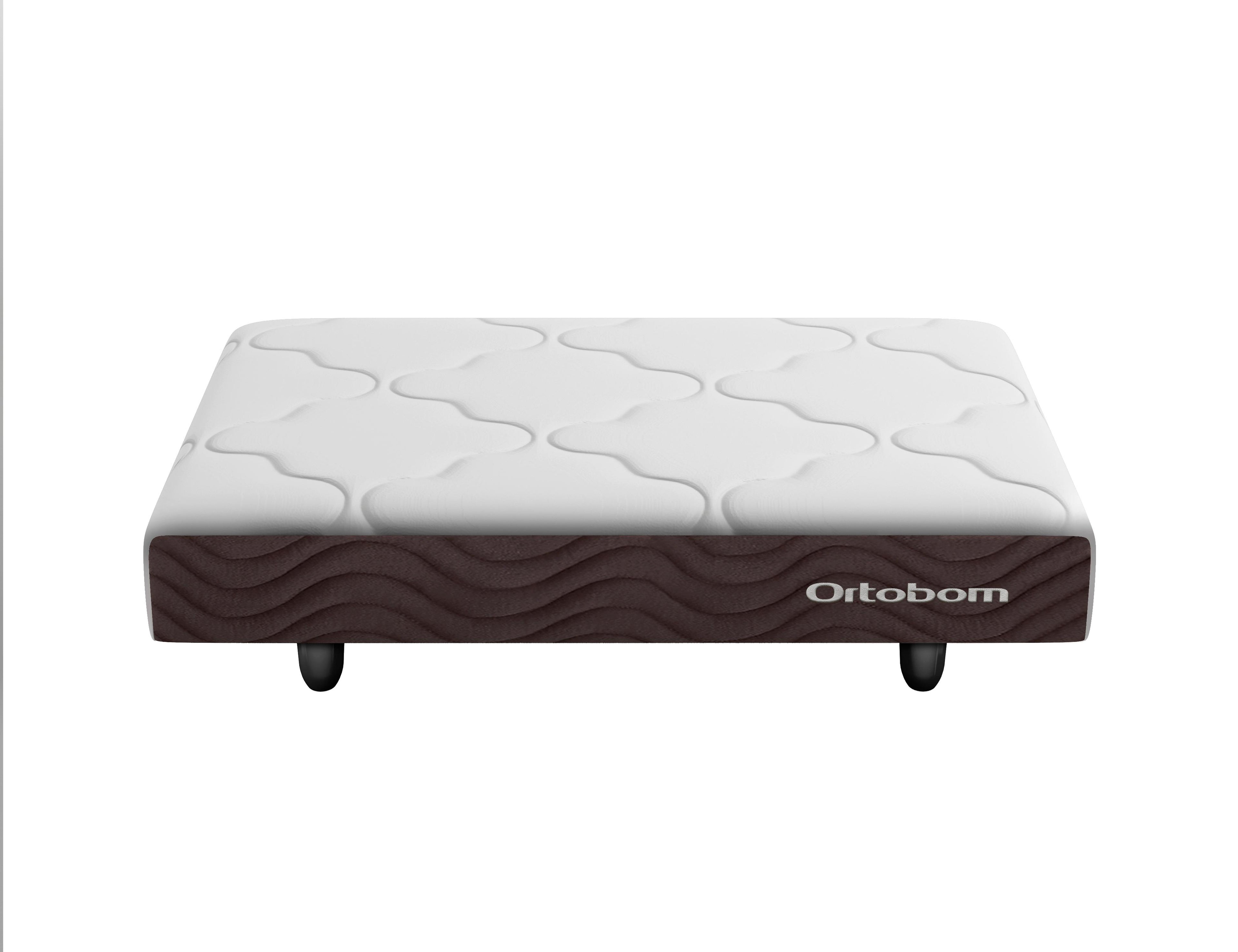 Mini Base Pet Camurça Branco/Marrom (13X65X45)