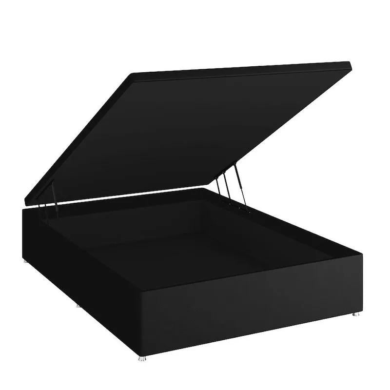 Base Baú Physical Preto Casal (138x188x39) - Ortobom