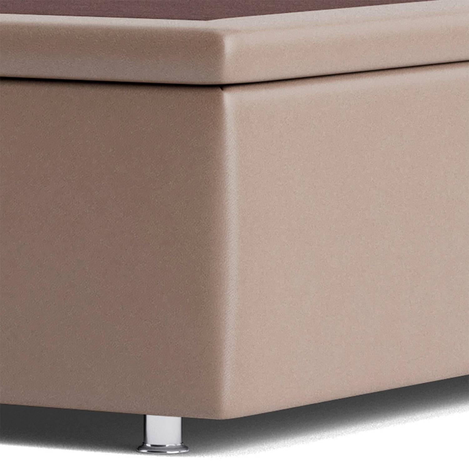 Base Baú Bege Super King (193x203x39) - Ortobom
