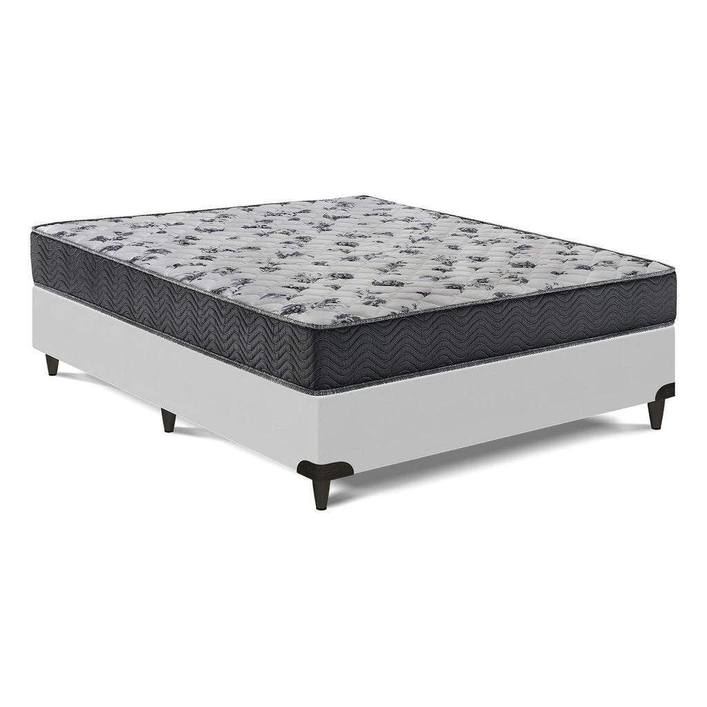 Cama Box e Colchão  Iso 100 D33 - Viúva (128x188)- Ortobom