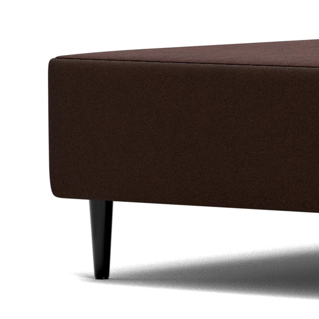 Base Sommier Camurça Marrom Solteiro (78x188x23) - Ortobom