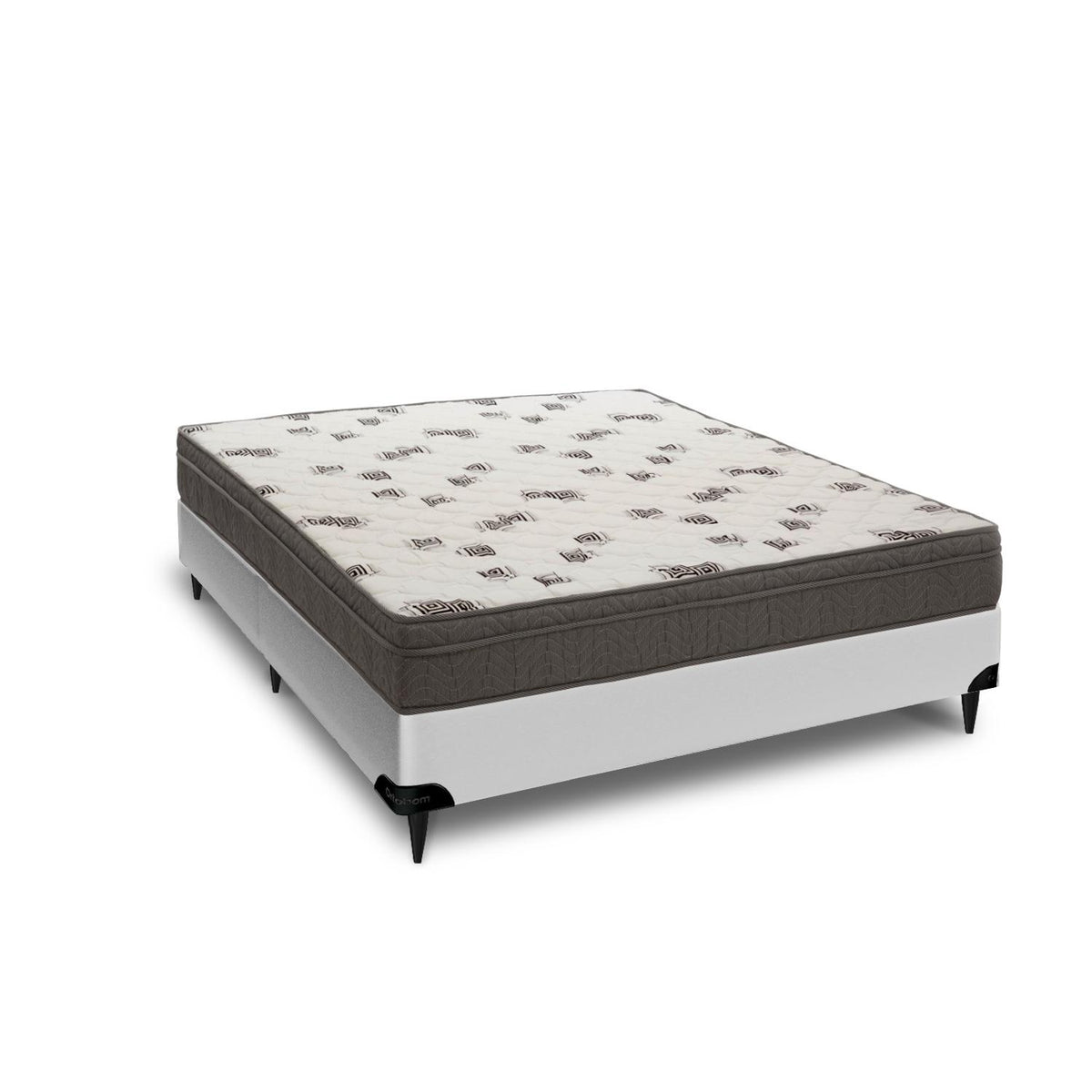 Cama  Box e Colchão Light D45 - Casal (138x188) - Ortobom