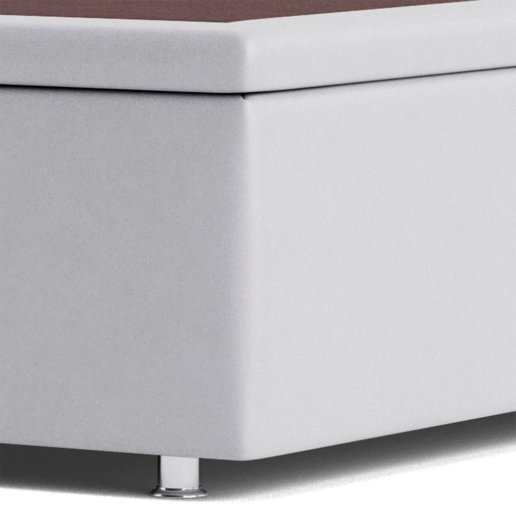 Base Baú Branco Super King (193x203x39) - Ortobom