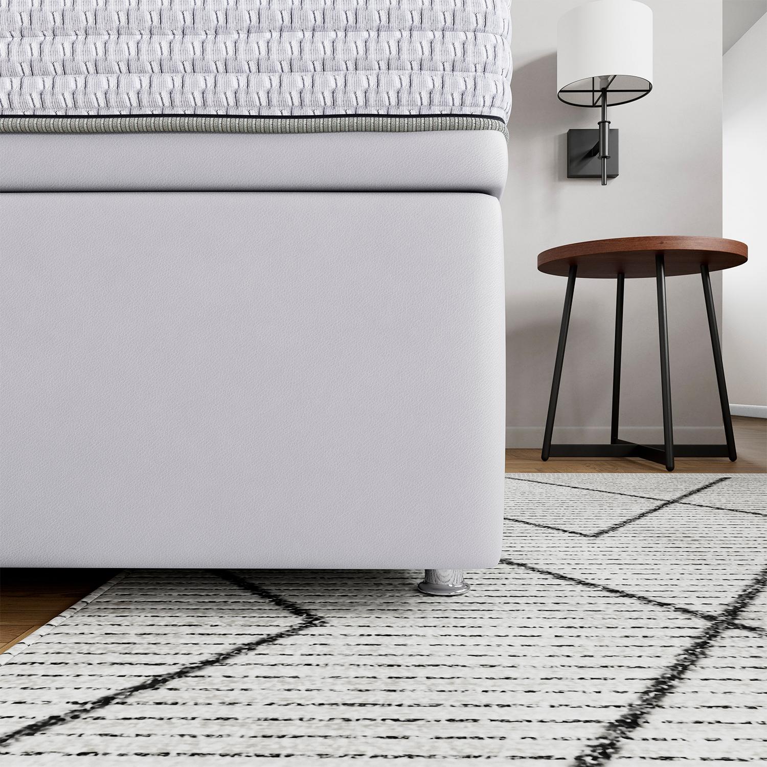 Base Baú Phy Branco Solteiro (88x188x39) - Ortobom