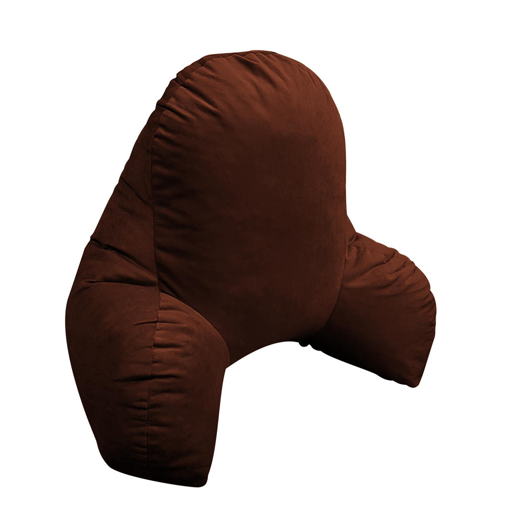 Encosto Dino Veludo Marrom (50x60x75)