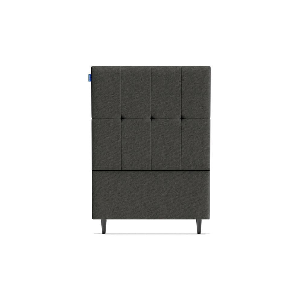 Cabeceira Piave Linho Cinza Solteiro (8x90x120) - Ortobom