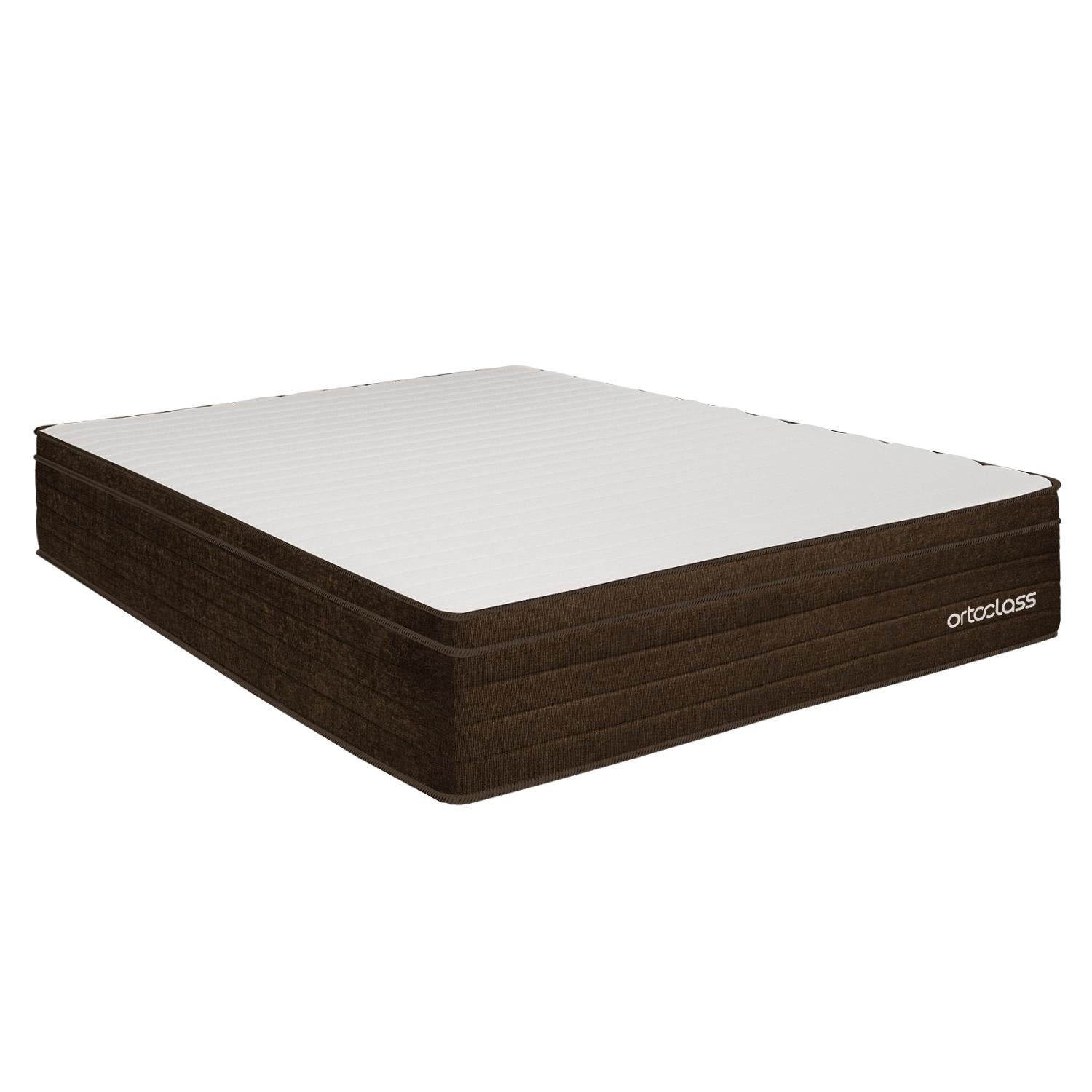 Cama Box e Colchão Poli Pillow D28- Viúva(128x188)-Ortoclass