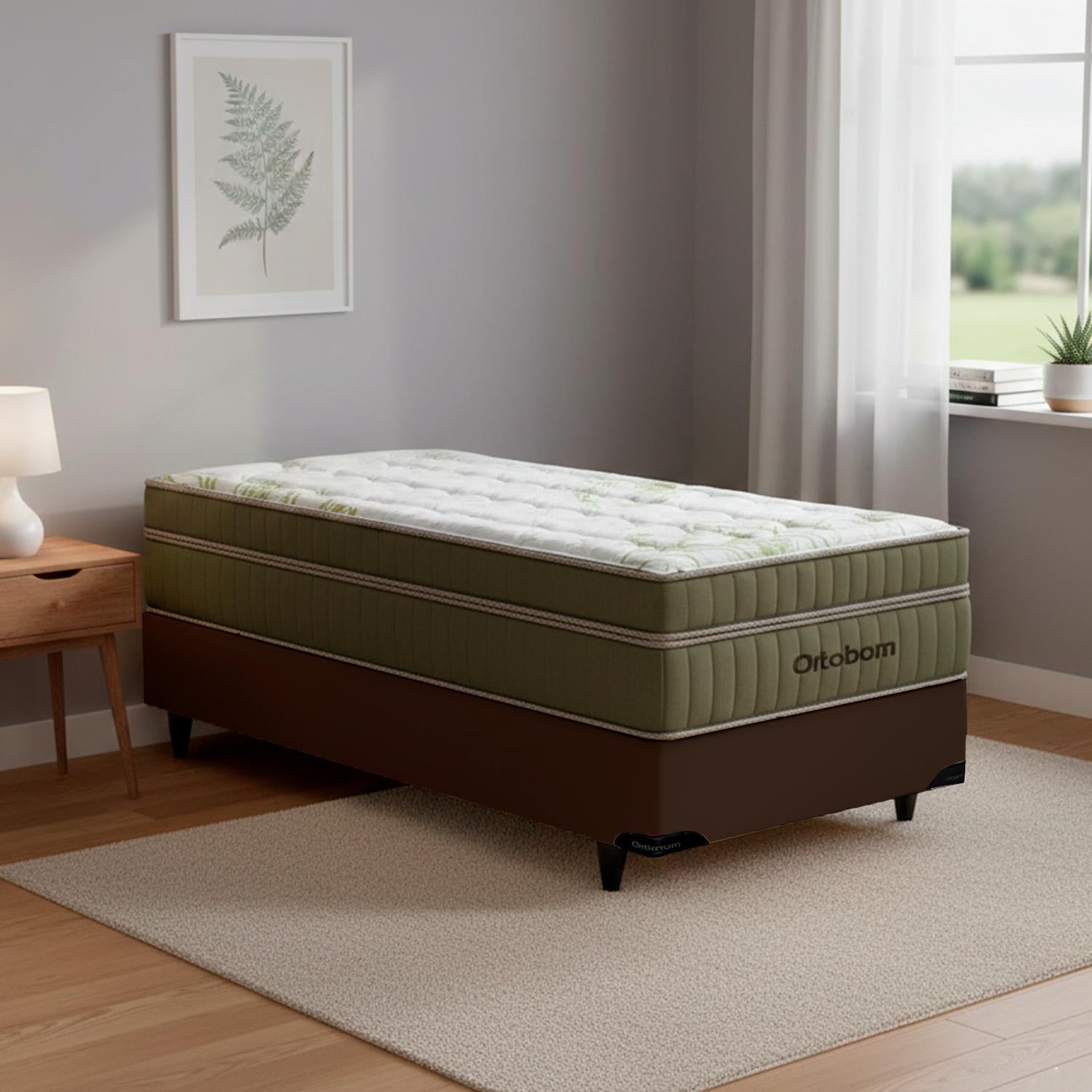 Cama Box Ortobom Gold Ultra Gel Molas Ensacadas (88x188x68)