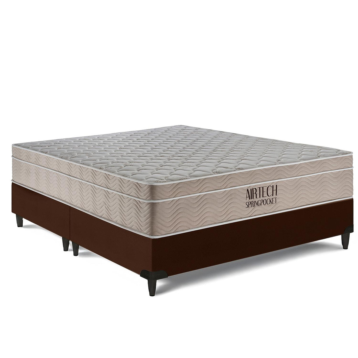 Cama Box  Airtech Molas Ensacadas King  (203x193)-Ortobom