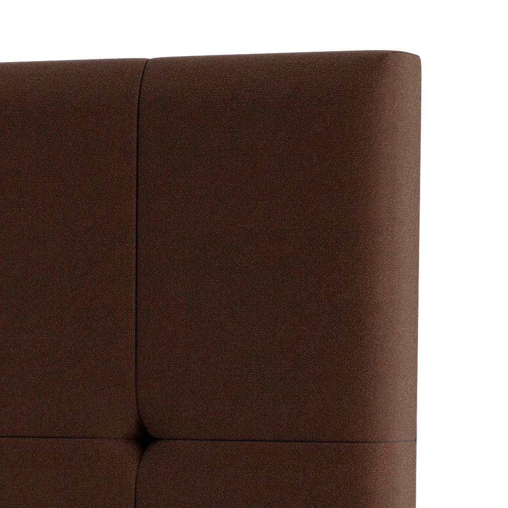 Cabeceira Piave Veluto Marrom S King (8x195x120) - Ortobom